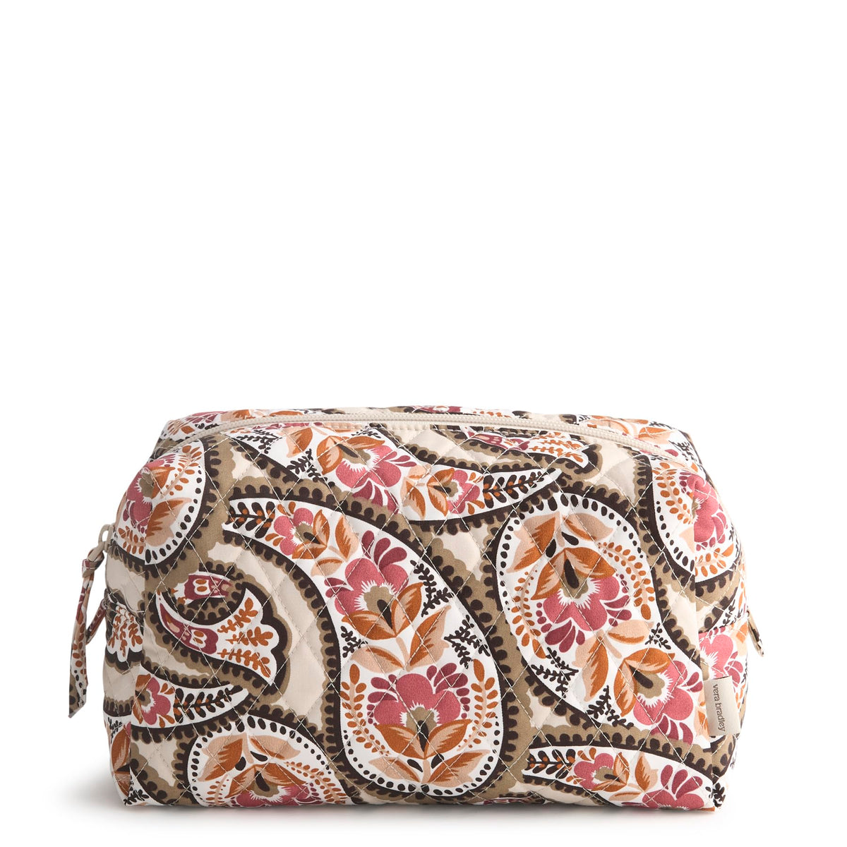 Vera Bradley exterior zip pocket detail enables quick-access organization