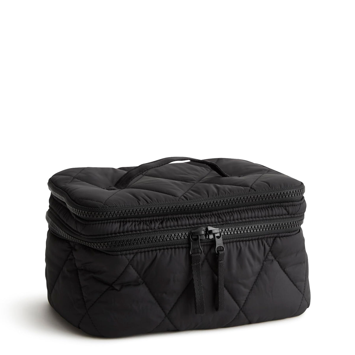 Vera Bradley Featherweight Brush Up cosmetic case Moonless Night with wipeable lining for travel.
