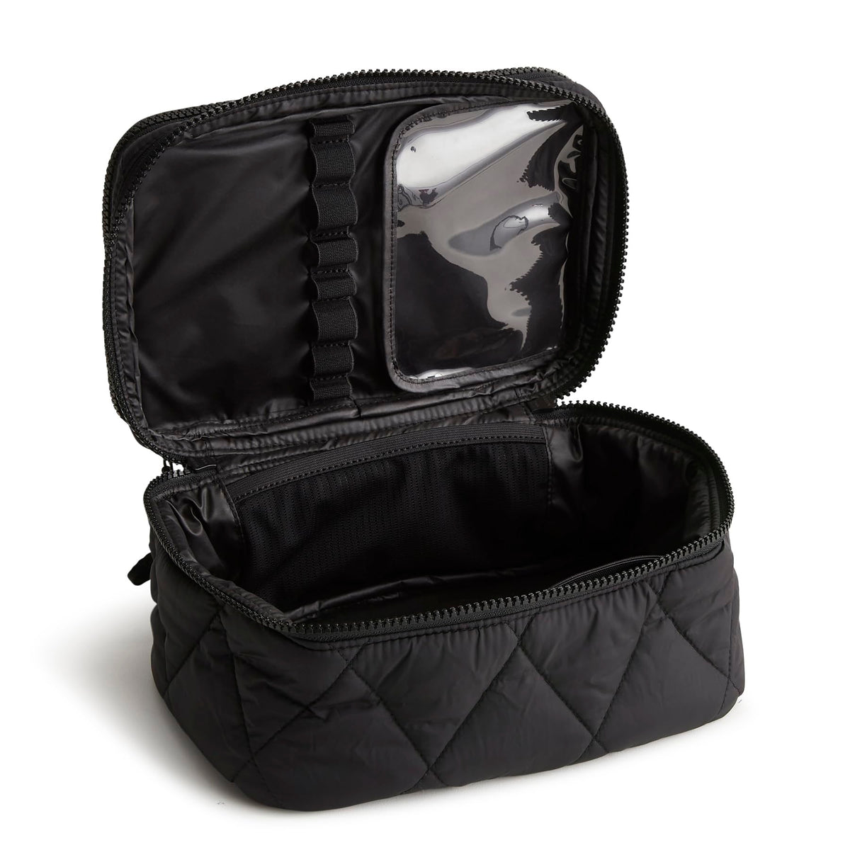 Vera Bradley featherweight fabric texture highlighting lightweight design for on-the-go.