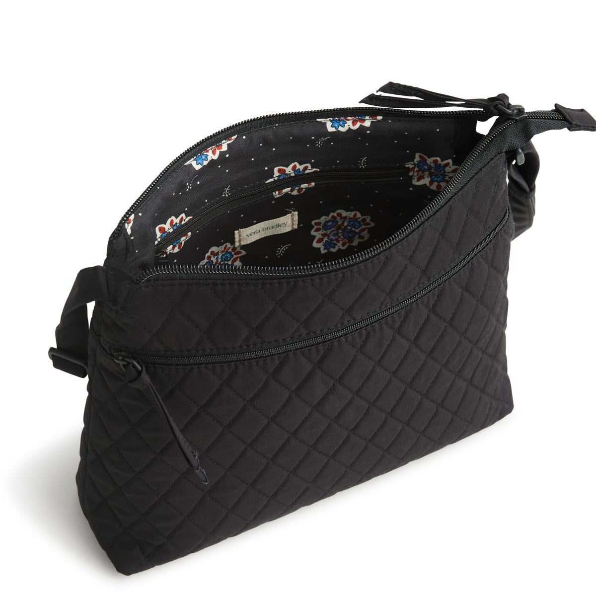 Vera Bradley Original Zip Hipster exterior zip pocket for quick-access essentials