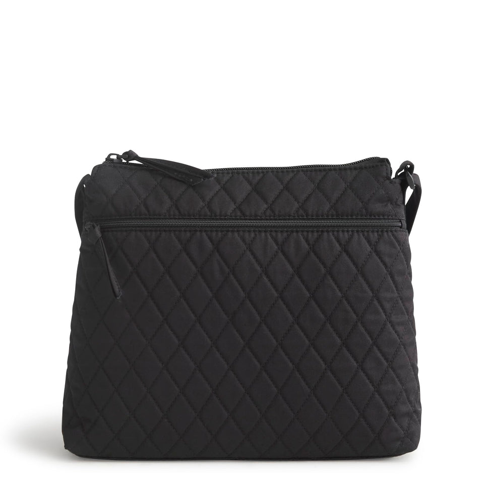 Vera Bradley Original Zip Hipster Moonless Night front view showing compact crossbody design for travel