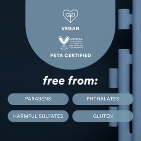 VERB Bonding Shampoo lab claims graphic noting potential damage reduction and bond repair