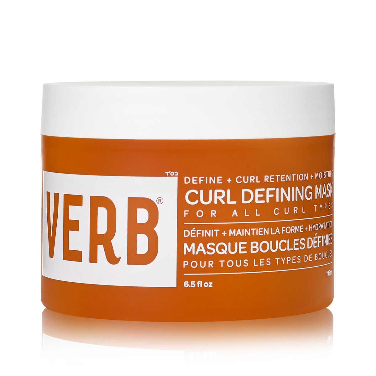 VERB Curl Defining Mask bottle for easy detangling and styling.
