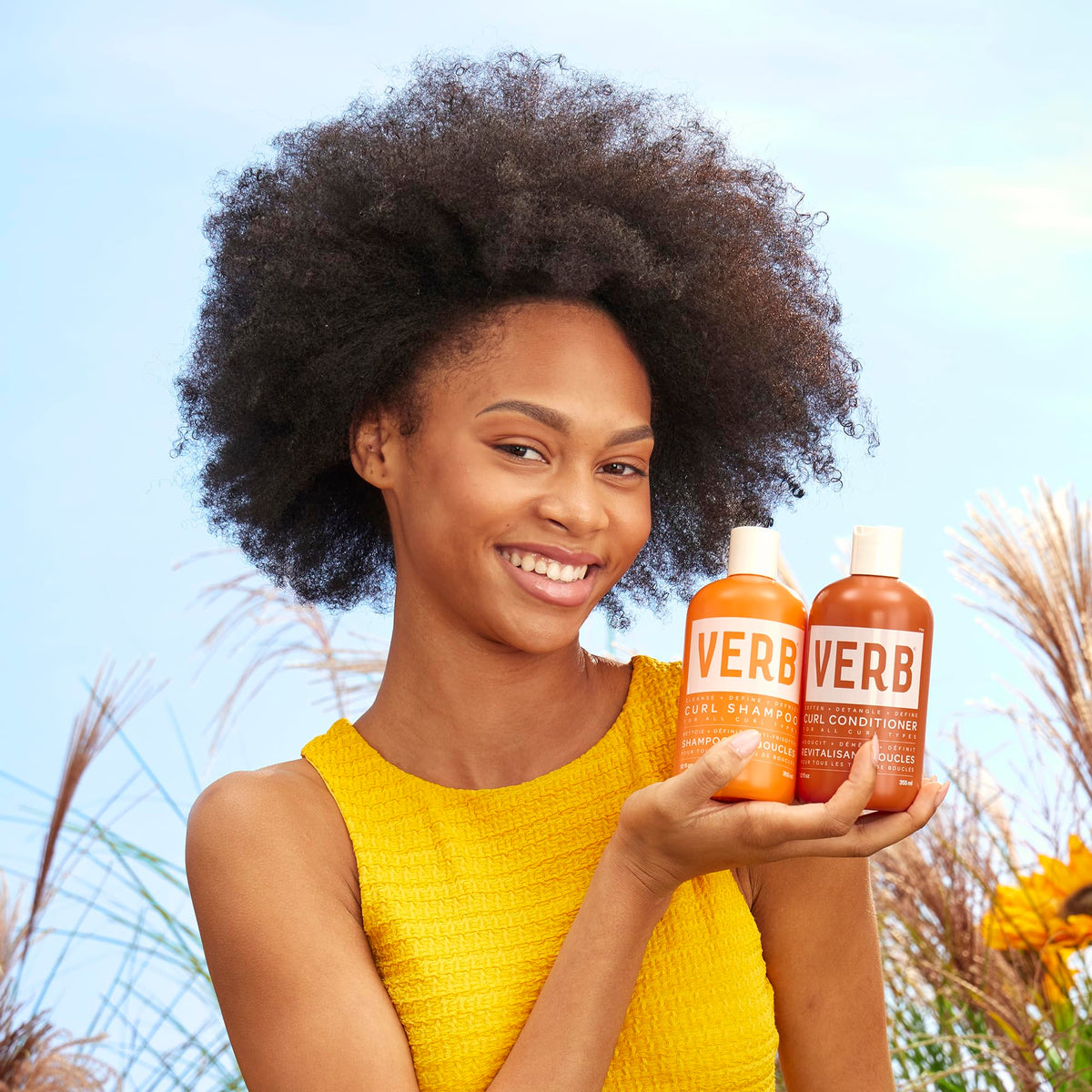 VERB definition shot captures crisp, bouncy curl definition.