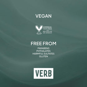 VERB frizz-control shot demonstrates rapid smoothing.