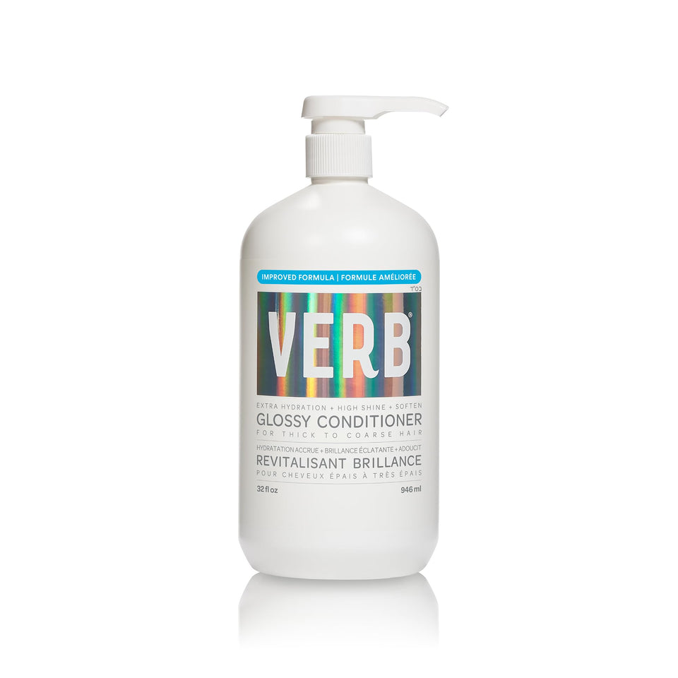 VERB Glossy Conditioner bottle front showing shine and hydration