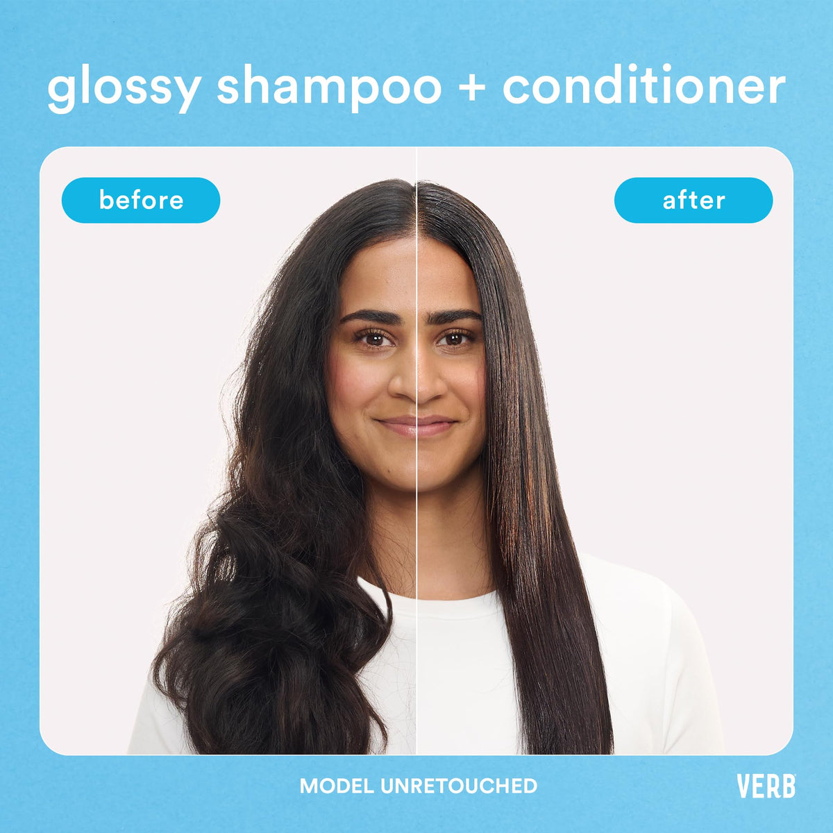 VERB Glossy Conditioner pump dispense for easy application