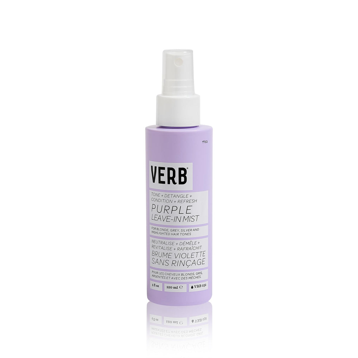 VERB Purple Leave-In Mist bottle ready to tone and hydrate between washes.