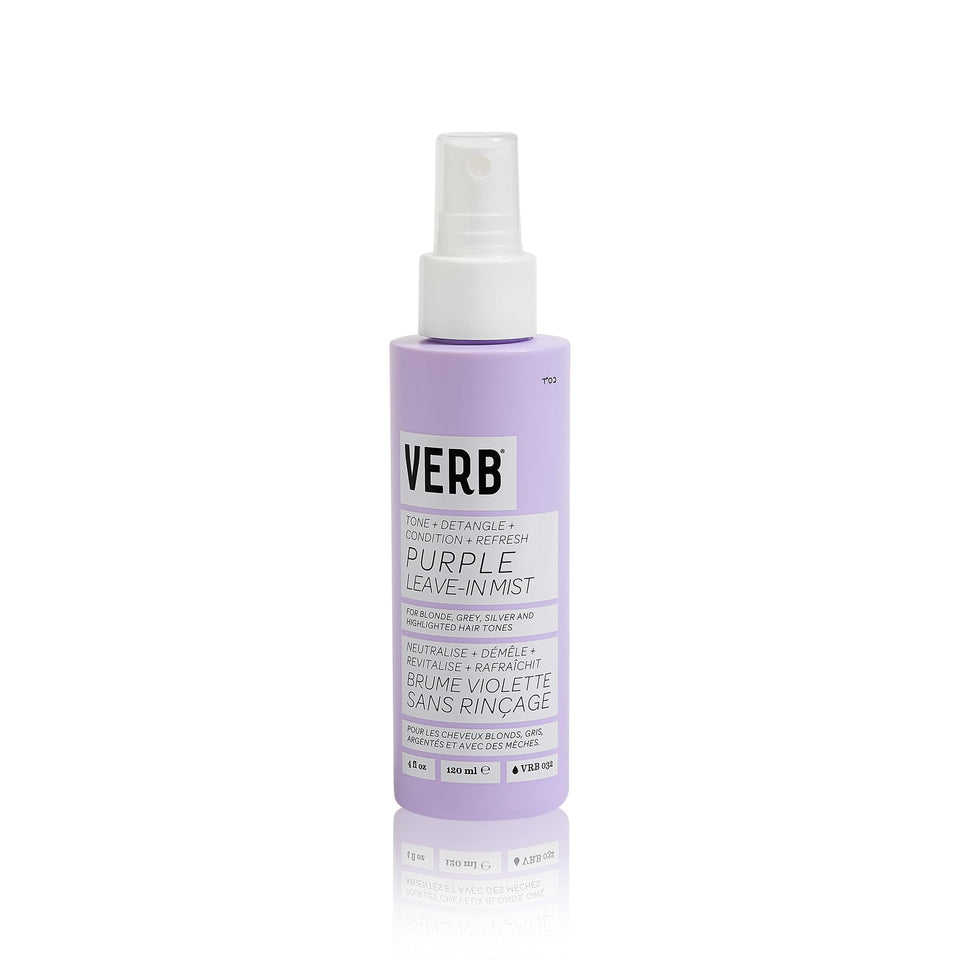 VERB Purple Leave-In Mist bottle ready to tone and hydrate between washes.