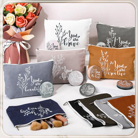 Vercraft boho makeup bag with you are the best motif for inspiration