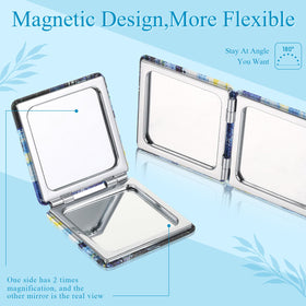 Vercraft Water Lily pocket mirror blends art with purse portability