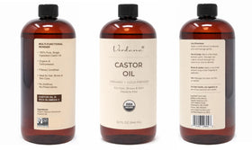 Verdana Organic Castor Oil applied to lashes and brows for conditioning