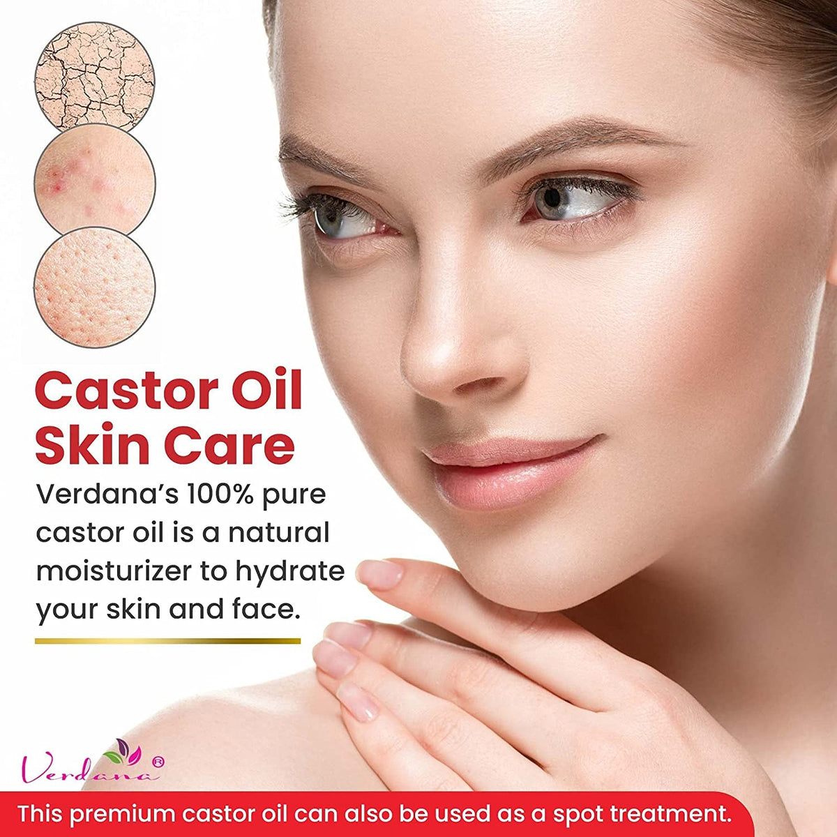 Verdana Organic Castor Oil in a professional salon setting for formulations.