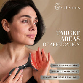 VERDERMIS neck jawline care use demonstrates targeted neckline definition for daily care.