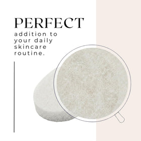 VerdeVida buff-puf style pad removes makeup and impurities
