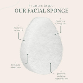 VerdeVida soft foam pad for gentle cleansing on sensitive skin