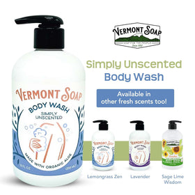 VERMONT SOAP moisturized skin closeup after using unscented wash