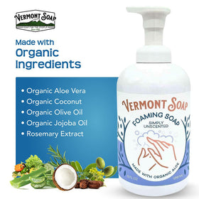 VERMONT SOAP Fragrance-free kitchen use—easy to dispense and rinse.
