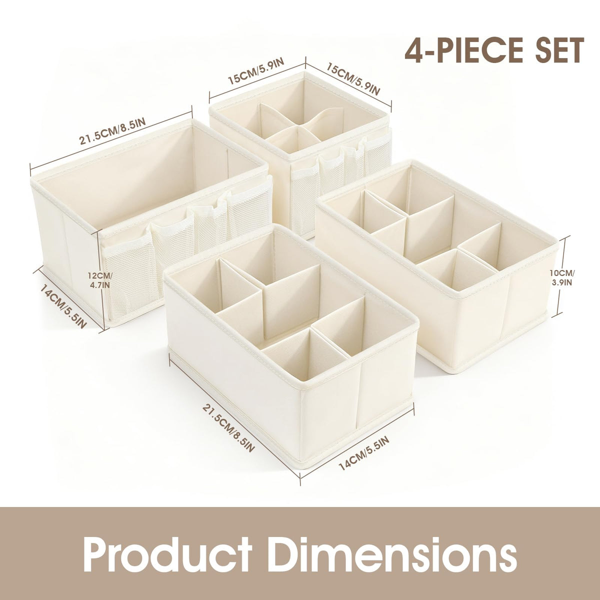 VERONLY breathable fabric materials highlight lightweight, odorless storage in a tidy vanity.