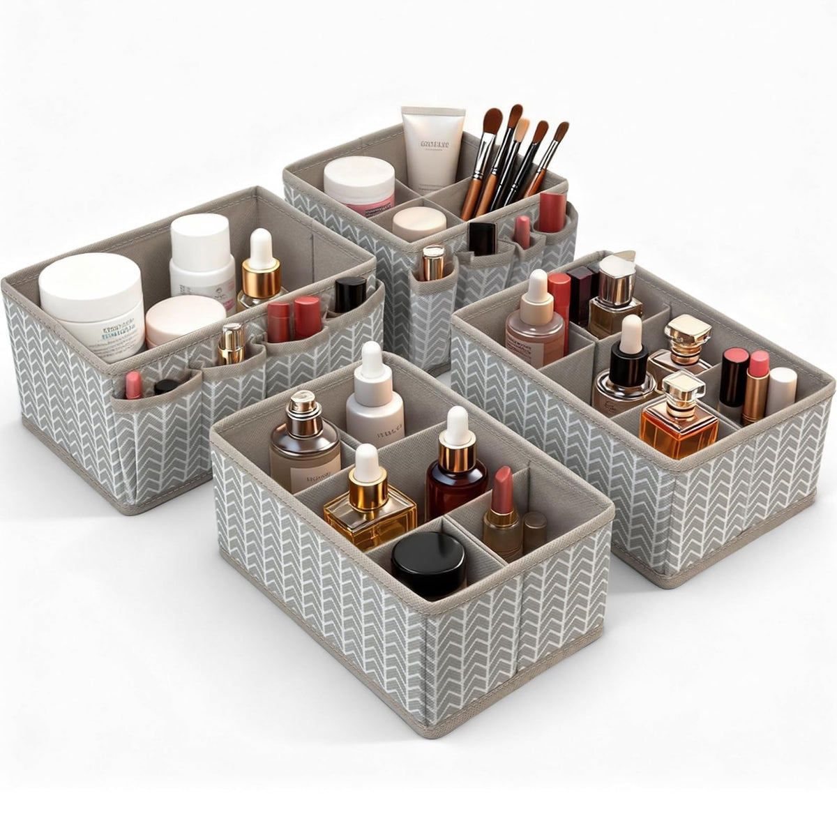 VERONLY rectangle organizer keeps makeup brushes neatly organized on your vanity.