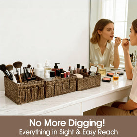 VERONLY desk-ready cosmetic divider fits compact spaces on desks