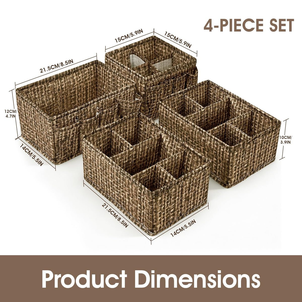 VERONLY foldable makeup storage box saves space and travels easily