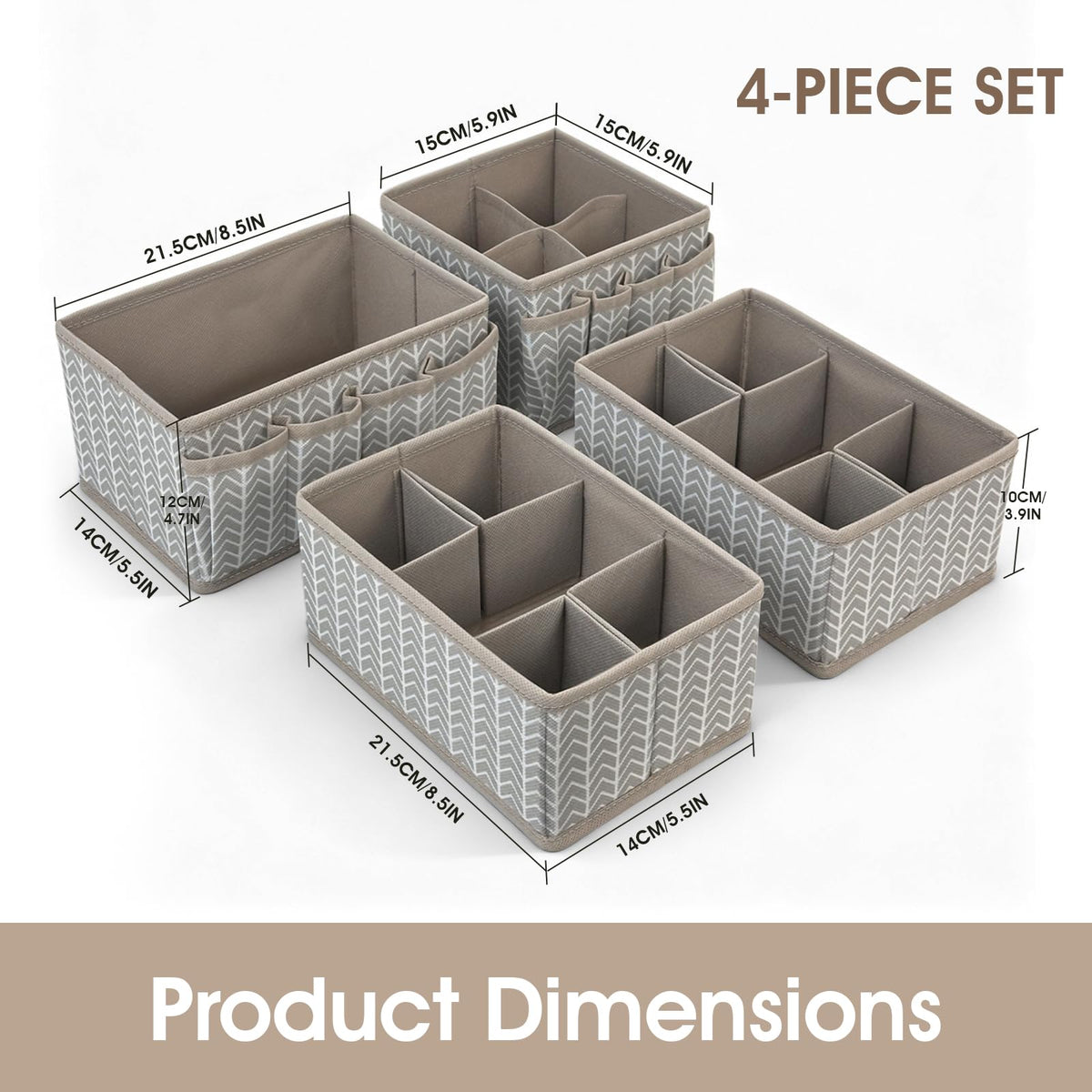 VERONLY makeup organizer drawer divider offers flexible compartments for brushes and tools.