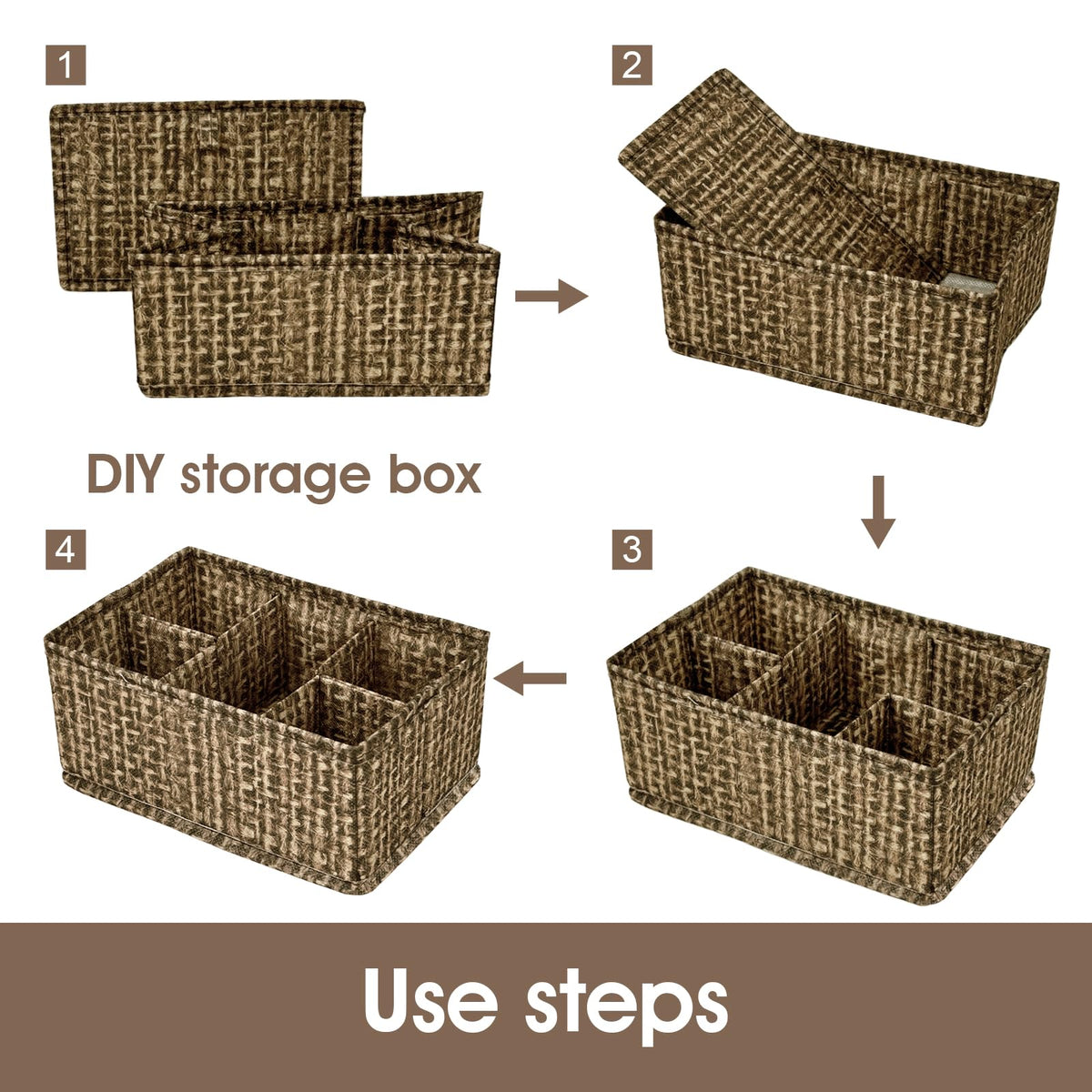 VERONLY soft fabric organizer for dresser drawers protects cosmetics and reduces clutter