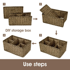 VERONLY soft fabric organizer for dresser drawers protects cosmetics and reduces clutter