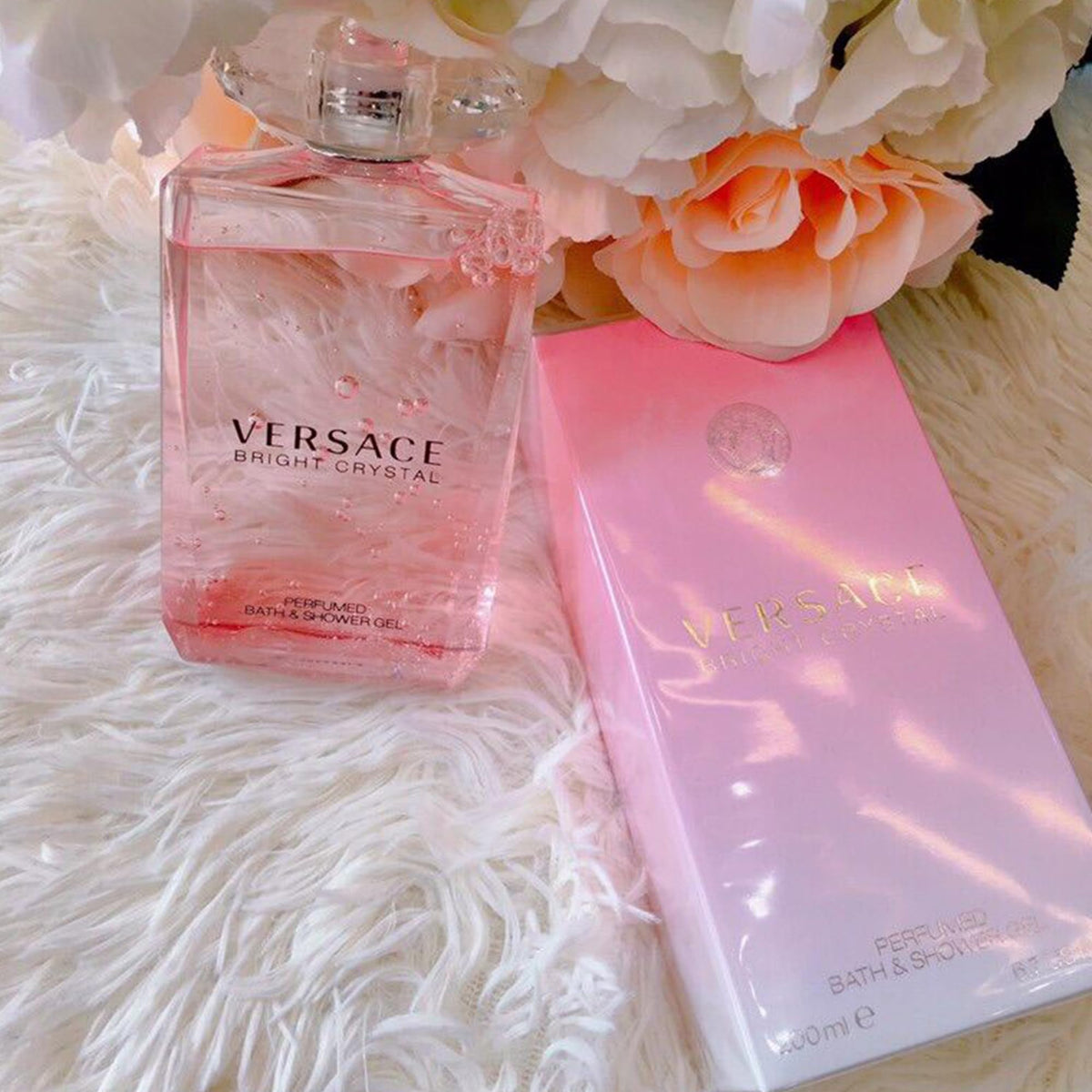 Versace Bright Crystal fragrance notes highlight yuzu and pomegranate for a fresh vibe