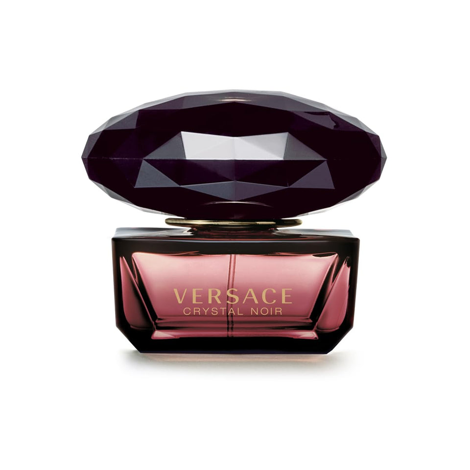 Versace Crystal Noir EDP bottle, long-lasting evening fragrance for special occasions.