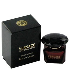 Versace Crystal Noir mini bottle cap, elegant evening scent with night-out allure.