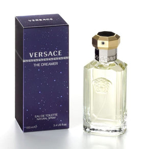Versace Dreamer spray mist, smooth application for lasting scent.