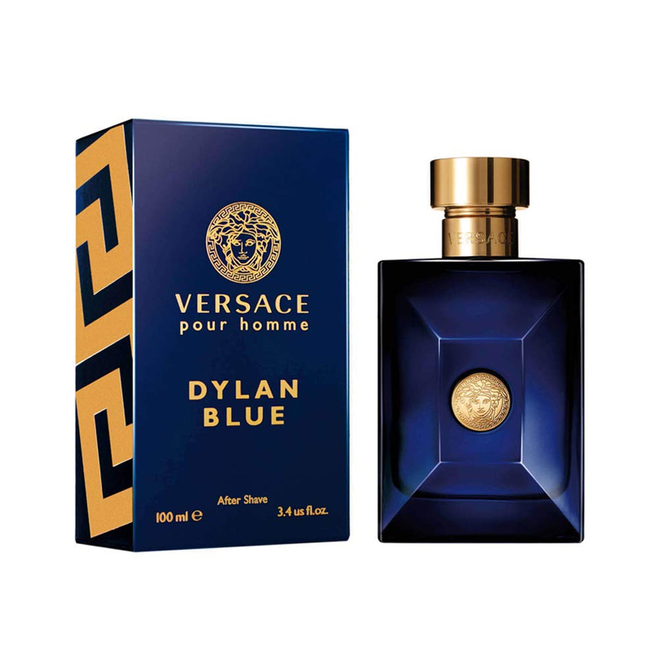 Versace Dylan Blue after shave lotion 100ml bottle for refreshed daily grooming