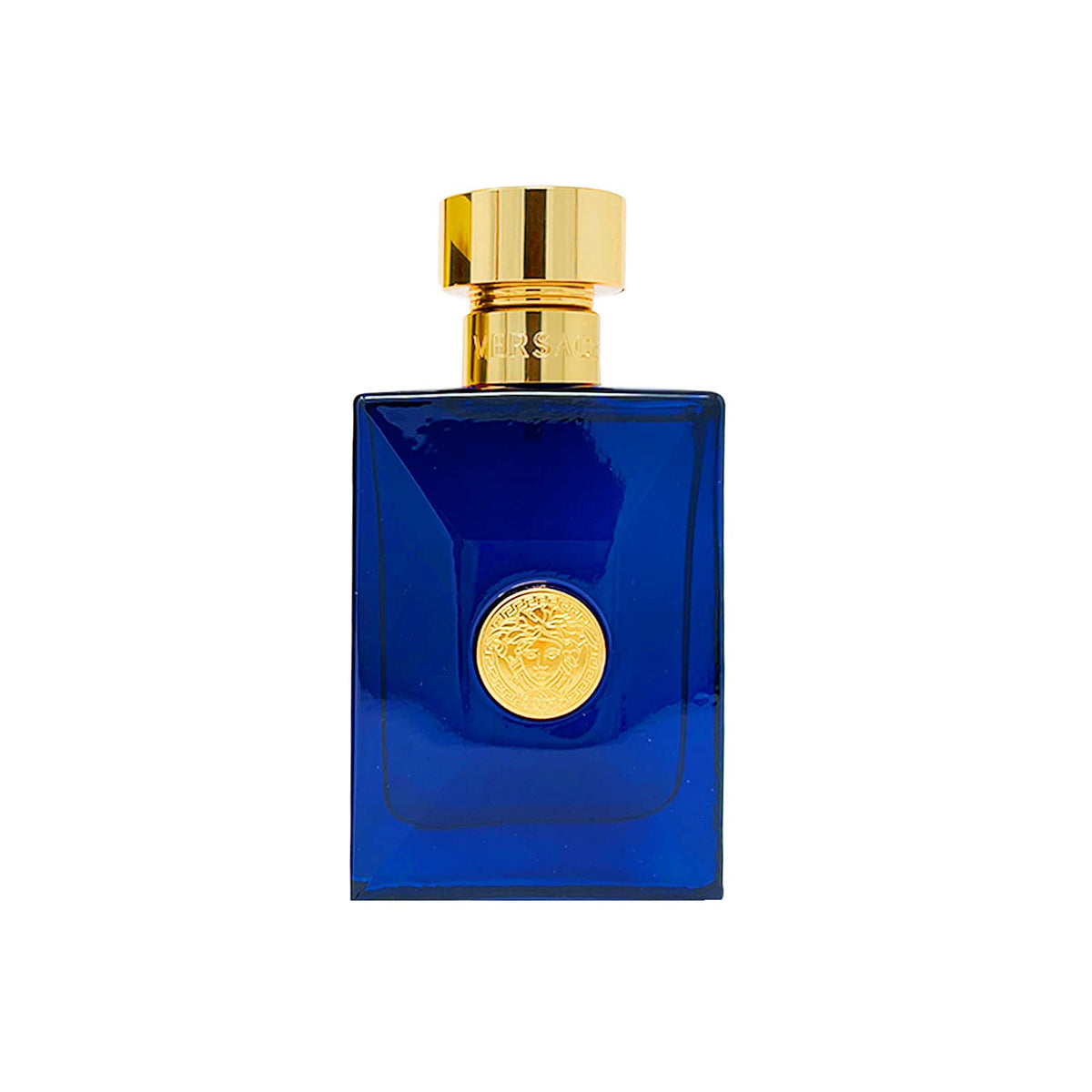 Versace Dylan Blue base notes featuring musk and incense for lasting appeal.