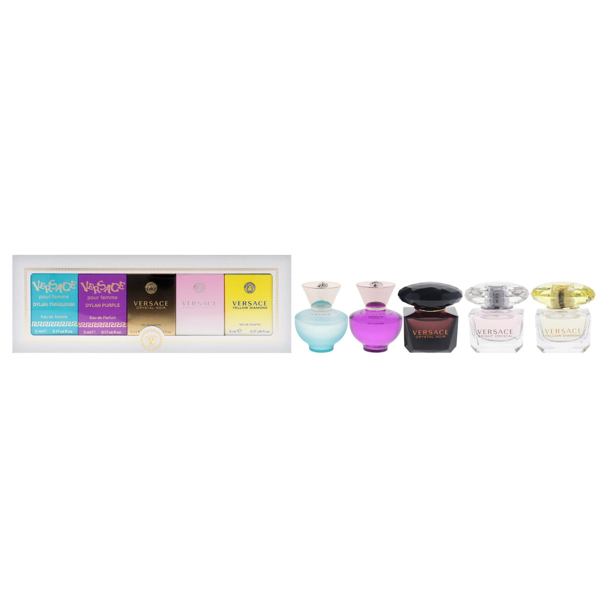 Versace Dylan Turquoise miniature, a fresh daytime scent for effortless daily elegance.