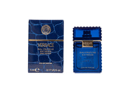 Versace Eau Fraiche Extreme mini bottle on display, ideal for on-the-go fragrance touch-ups.