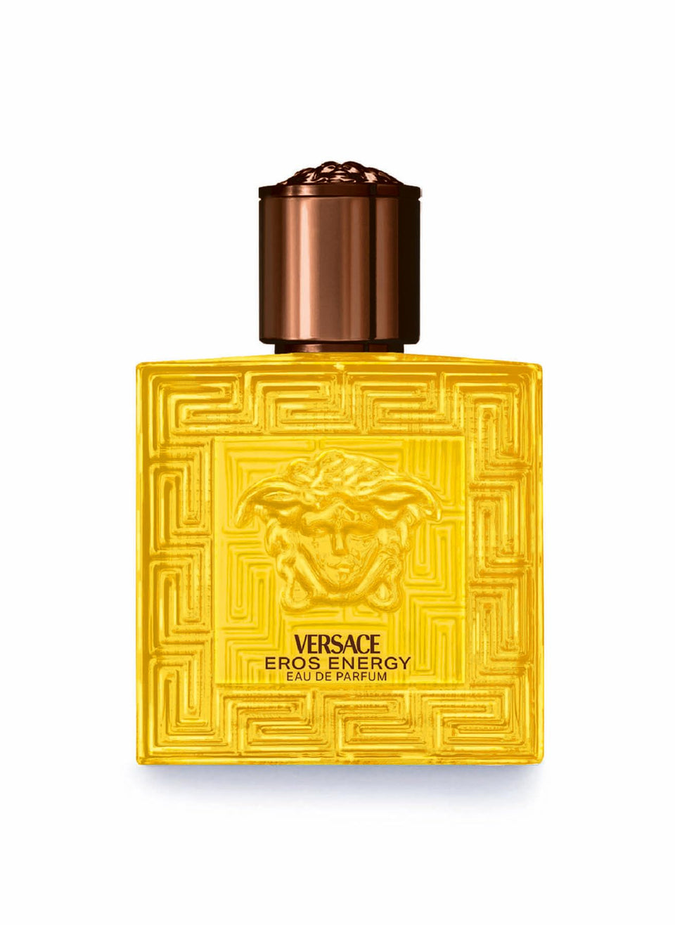 Versace Eros Energy for Men bottle showing bold masculine profile for daily wear