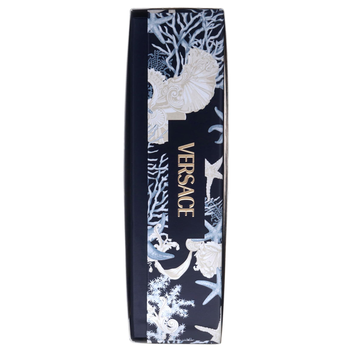 Versace logo on elegant Pour Homme packaging.