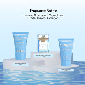 Versace Man After Shave Balm mini, soothing post-shave care