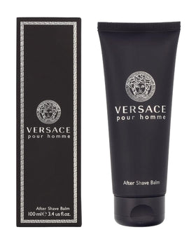 Versace Pour Homme after shave balm bottle for refreshing post-shave care