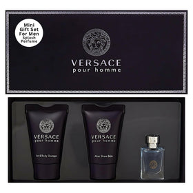 Versace Pour Homme bottle close-up for daily wear