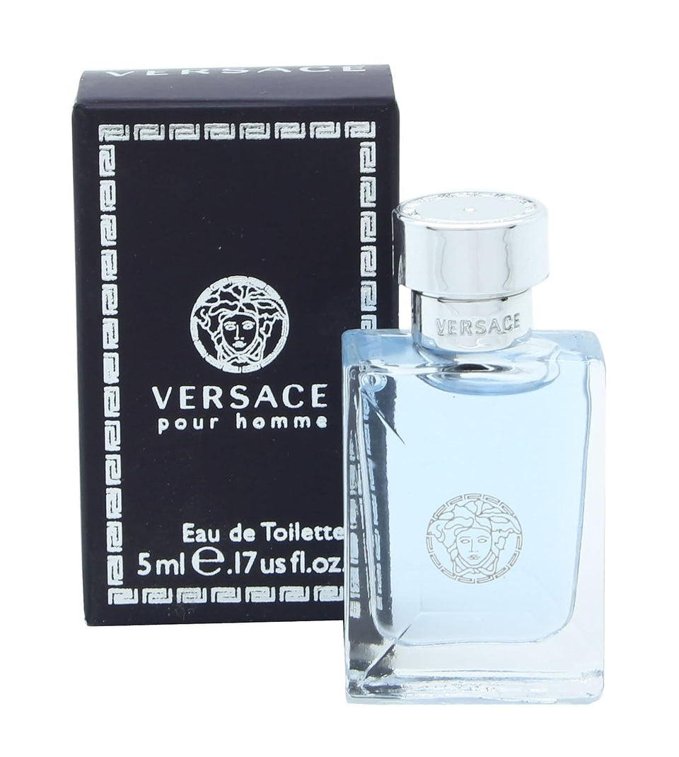 Versace Pour Homme mini splash bottle, travel-friendly EDT for daily wear