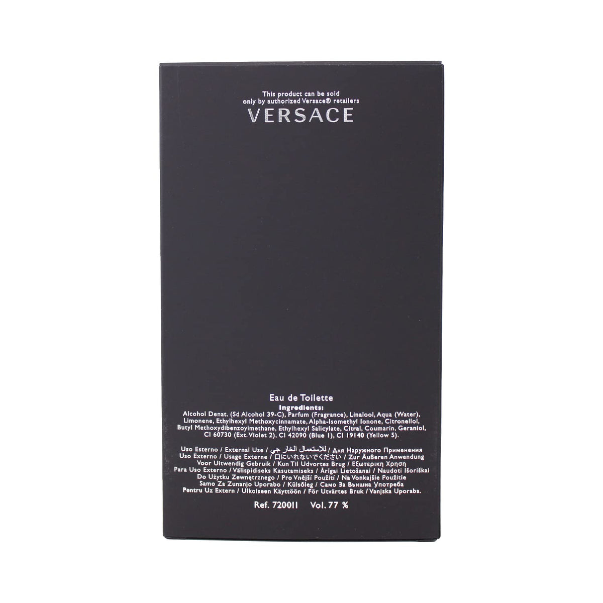 Versace Pour Homme top notes image shows citrus freshness