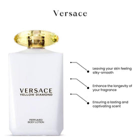 Versace Yellow Diamond scent lingers with a refined, sparkling aroma on the skin.