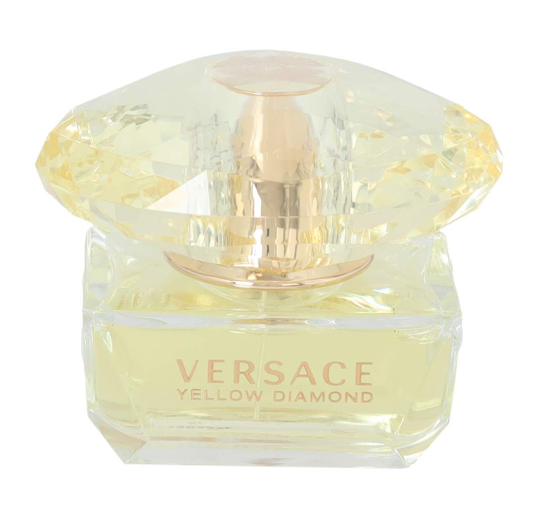 Versace Yellow Diamond cap detail, elegant feminine design