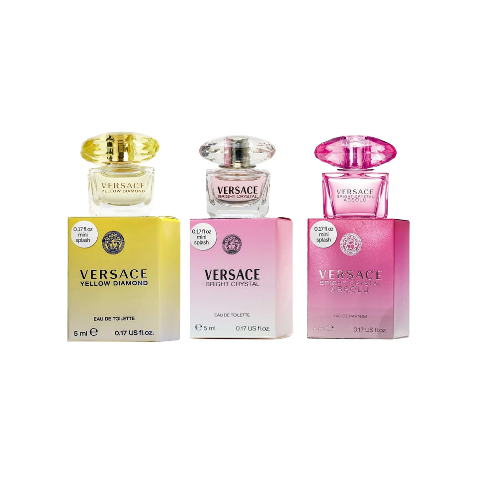Versace Yellow Diamond splash bottle, travel-friendly size for on-the-go fragrance.