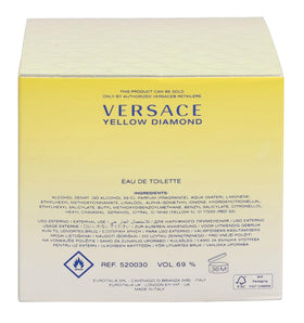 Versace Yellow Diamond travel packaging, convenient on-the-go