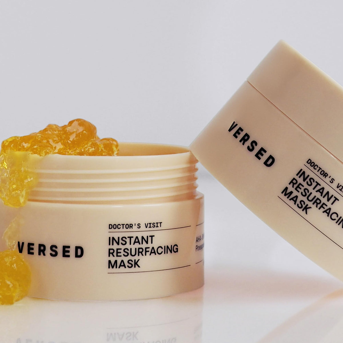 After-use skin of Versed Doctor's Visit Mask looks smoother and refreshed.