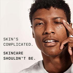 Versed Moisture Maker applied on skin showing a fresh, dewy finish